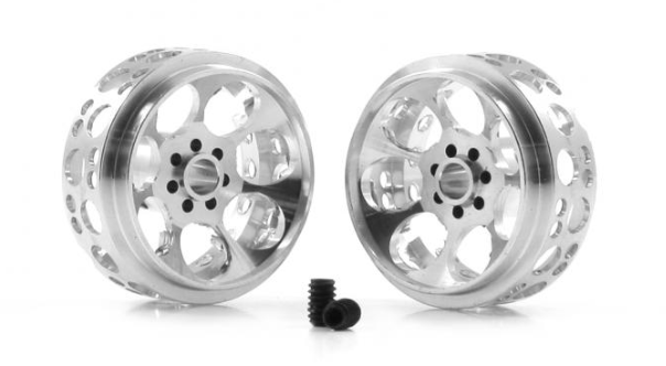 Scaleauto SC-4046D25 - Aluminum Wheels - 16.5 x 8mm - Ultra Lightweight
